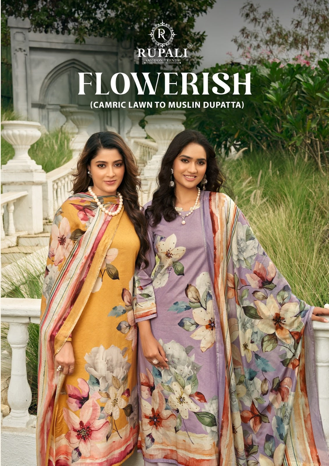Flowerish Rupali Pant Style Suits Exporter Gujarat
