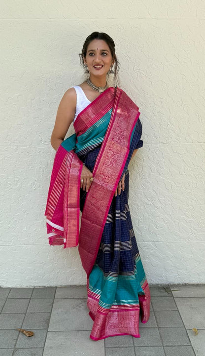 Foil Print Mira Bela Dola Silk Sarees Wholesale Rate