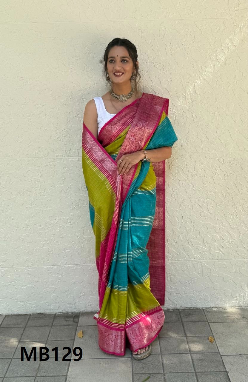 Foil Print Mira Bela Dola Silk Sarees Wholesale Rate