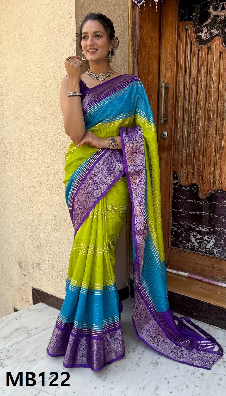 Foil Print Mira Bela Dola Silk Sarees Wholesale Rate