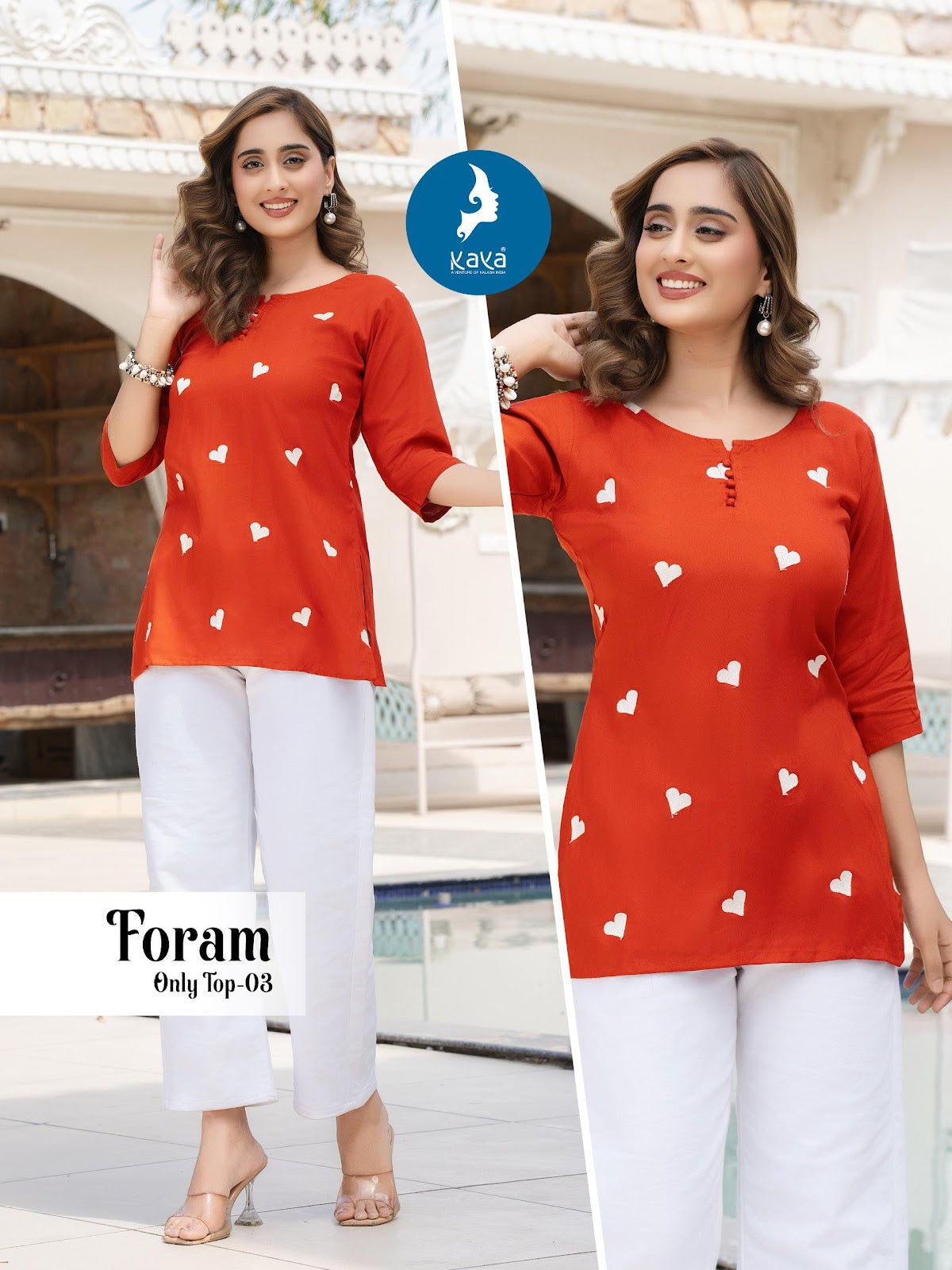 Foram Kaya Rayon Short Kurtis Wholesaler Gujarat