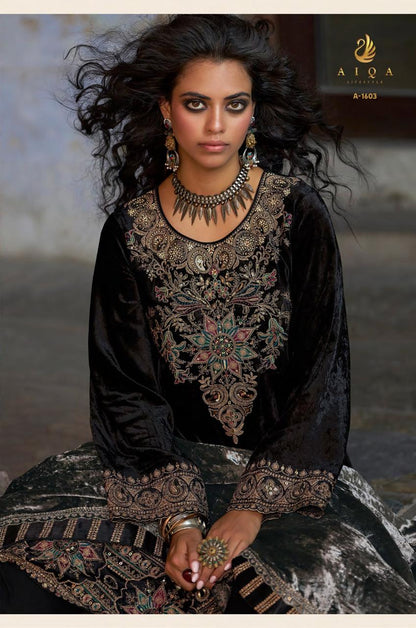 Forest Fantasy Aiqa Velvet Suits Wholesale Price