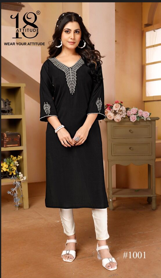 Forever Vol 3 18 Attitude Bsy Straight Cut Kurtis Manufacturer