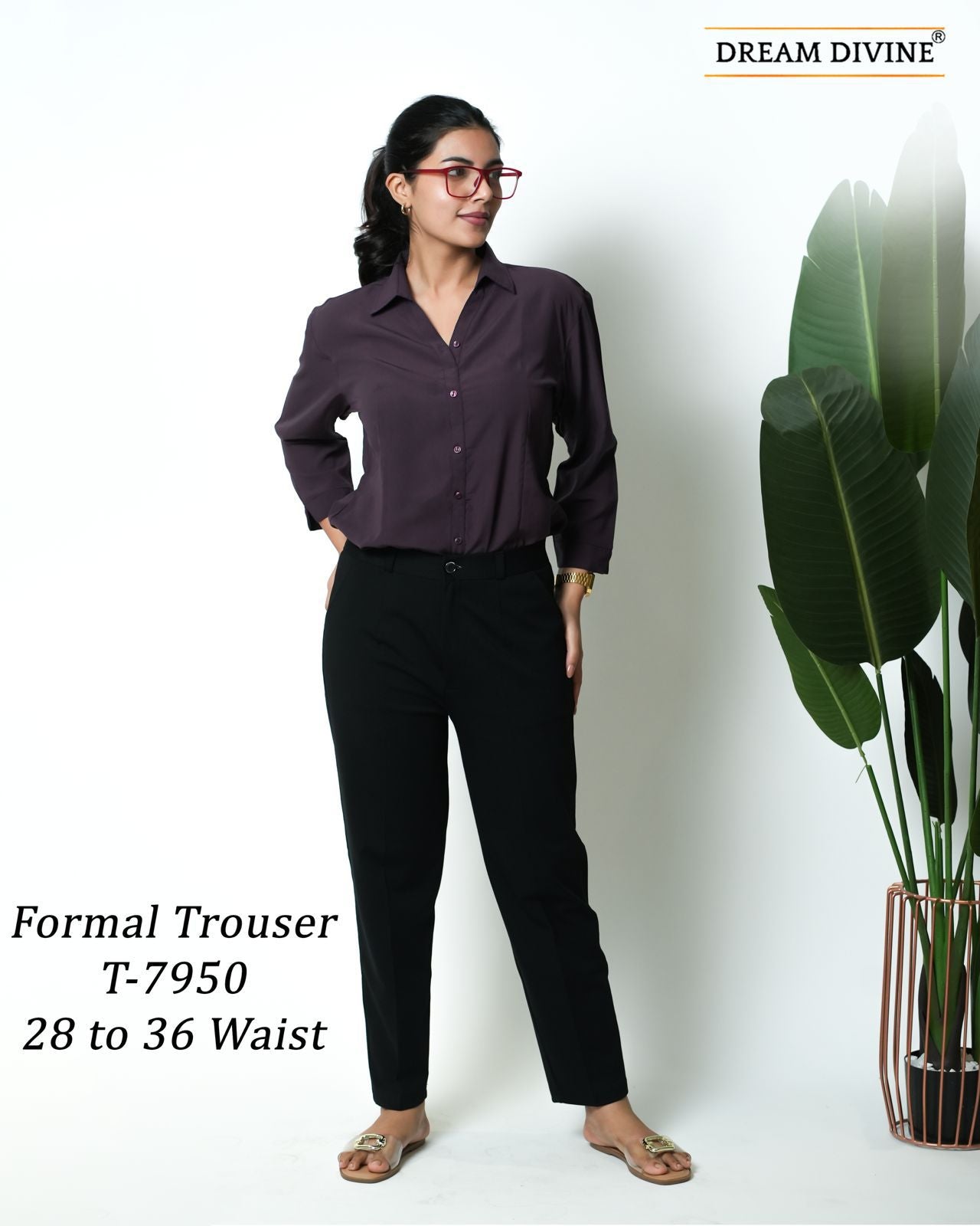 Formal T 7950 Dream Divine Women Trouser Manufacturer India