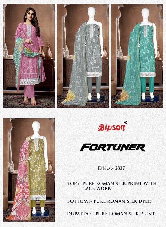 Fortuner 2837 Bipson Prints Roman Silk Pant Style Suits Manufacturer