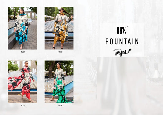 Fountain Yesfab Wool Pashmina Suits Manufacturer India