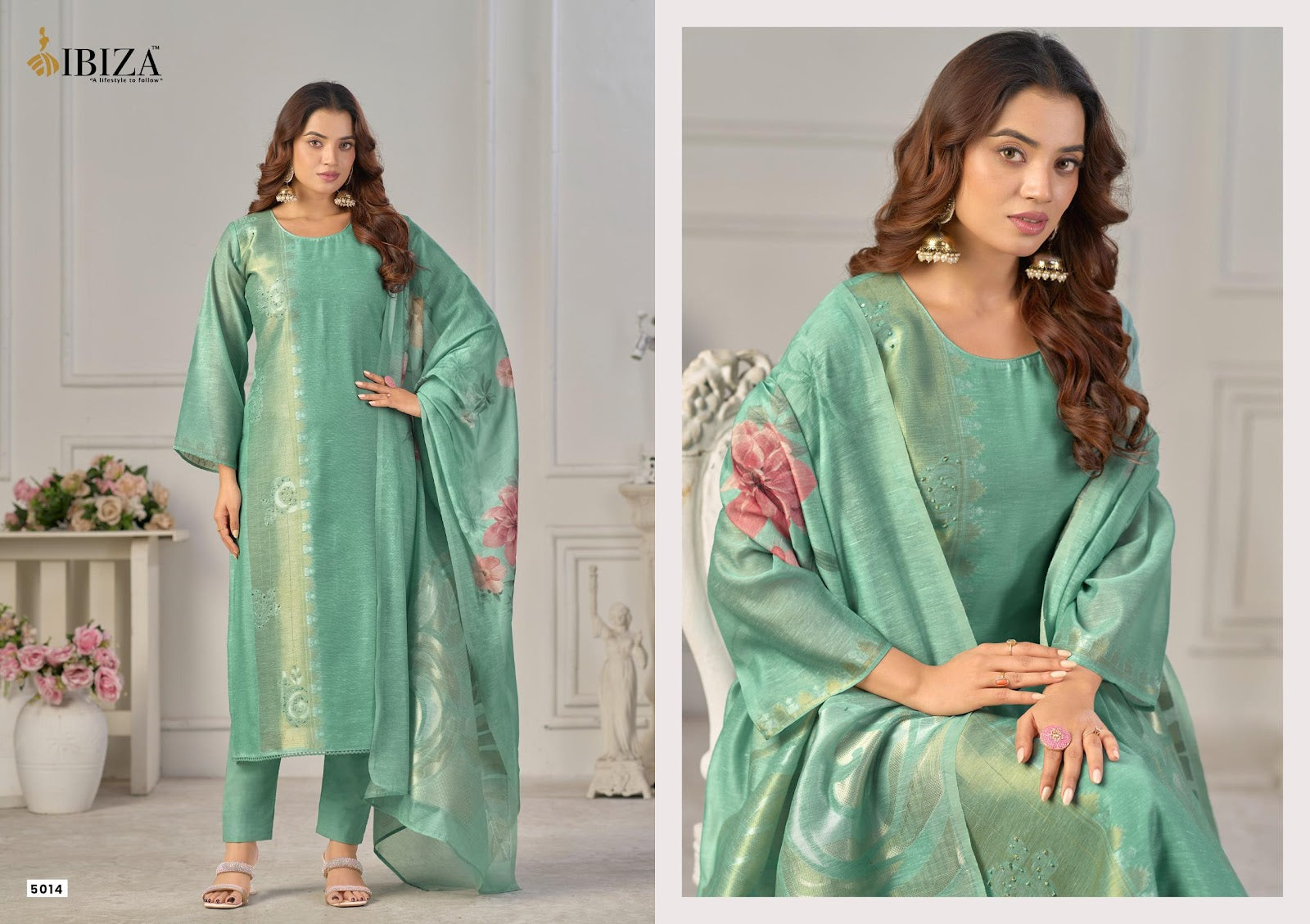 Frappe Ibiza Lilen Pant Style Suits Manufacturer Gujarat