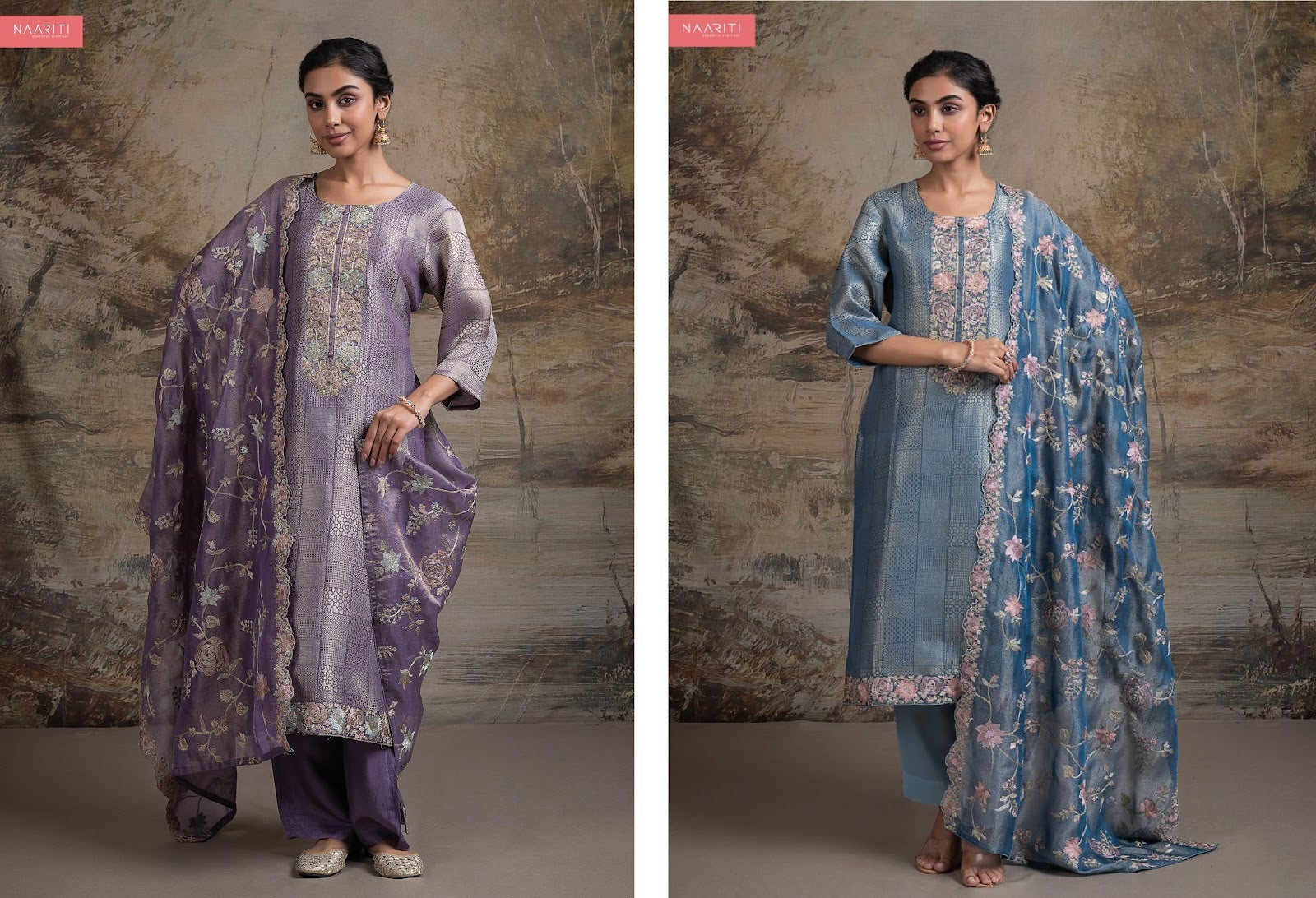 Freni Naariti Silk Pant Style Suits Wholesale
