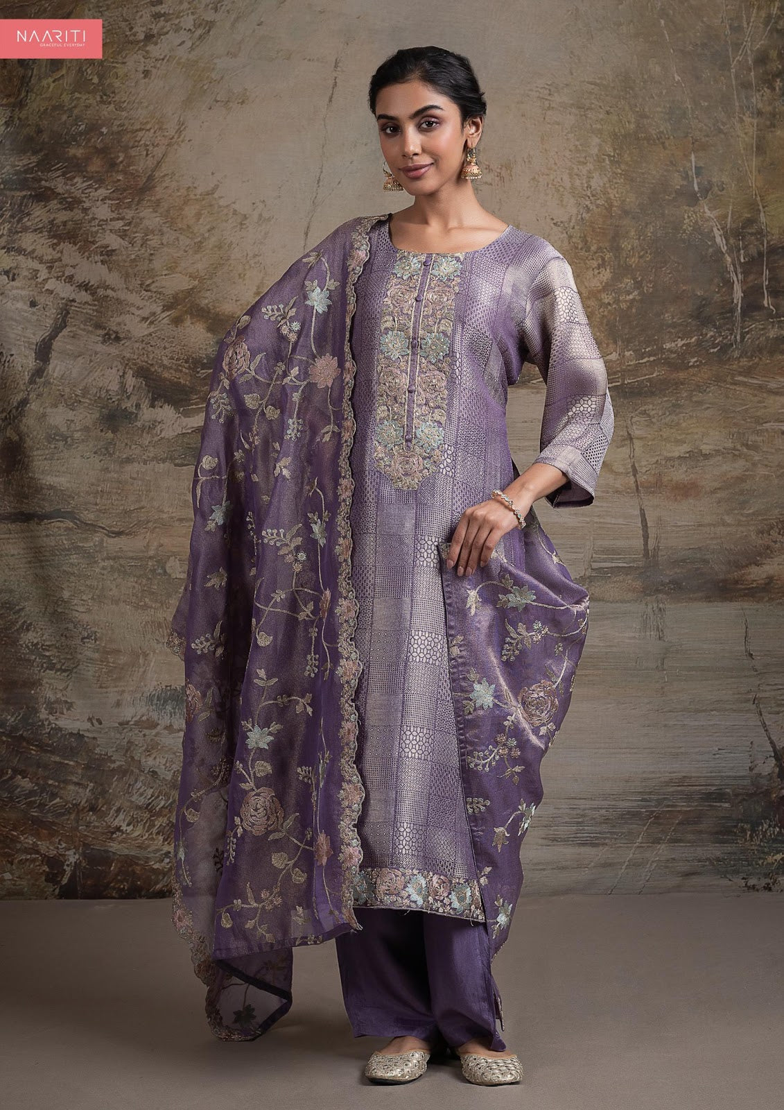 Freni Naariti Silk Pant Style Suits Wholesale