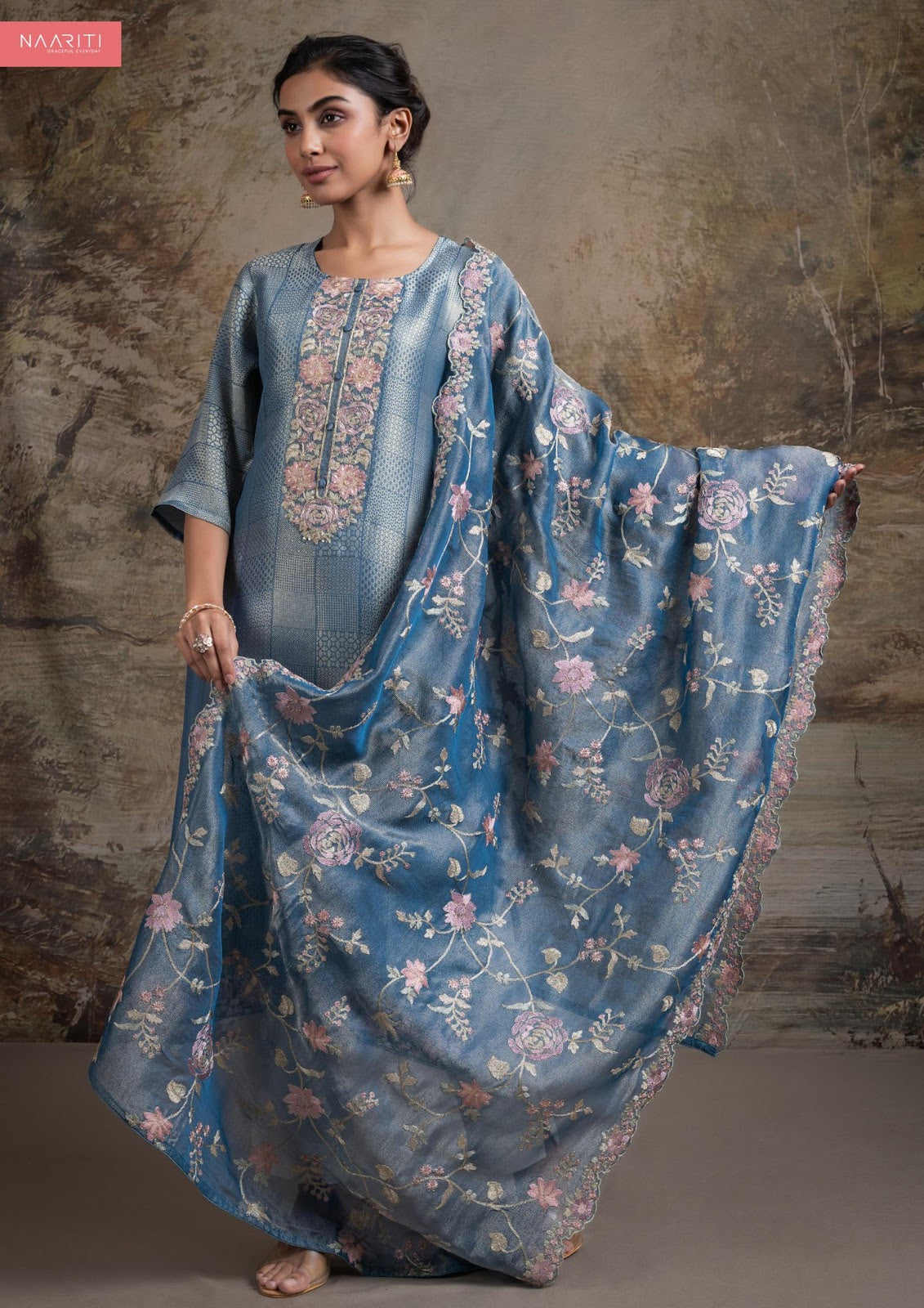 Freni Naariti Silk Pant Style Suits Wholesale