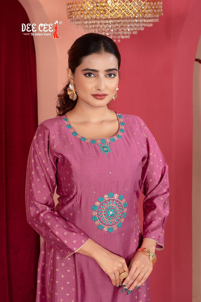 Freya Deecee Chanderi Anarkali Kurtis Wholesale Price