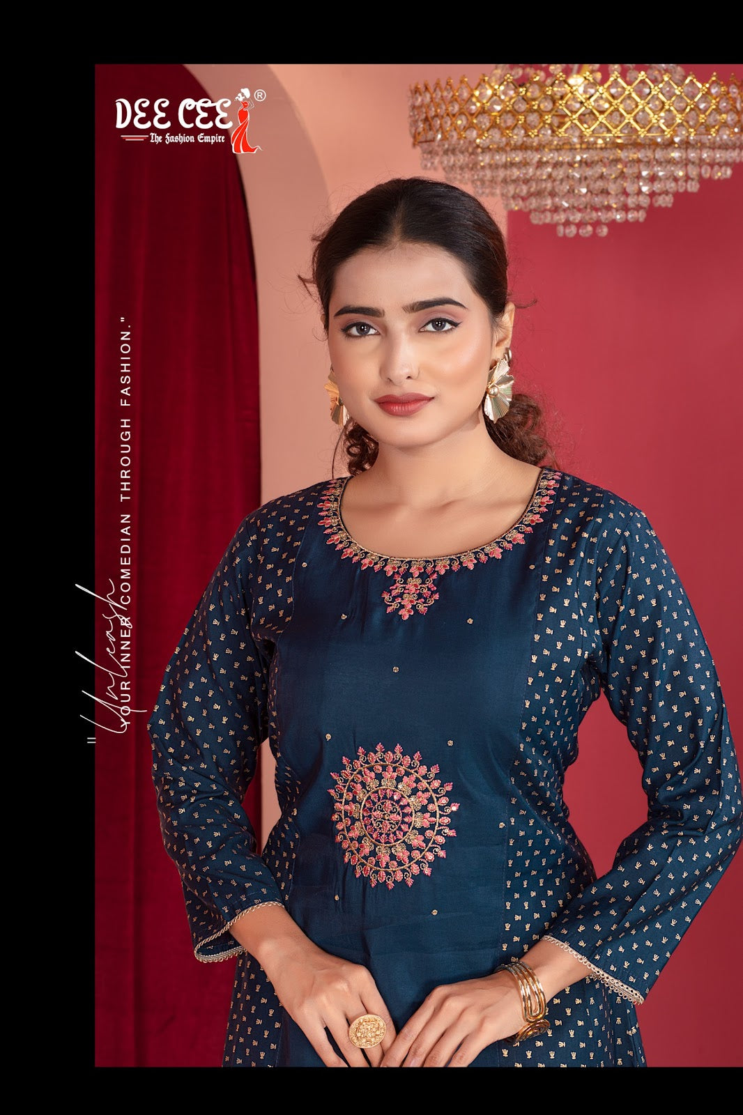 Freya Deecee Chanderi Anarkali Kurtis Wholesale Price