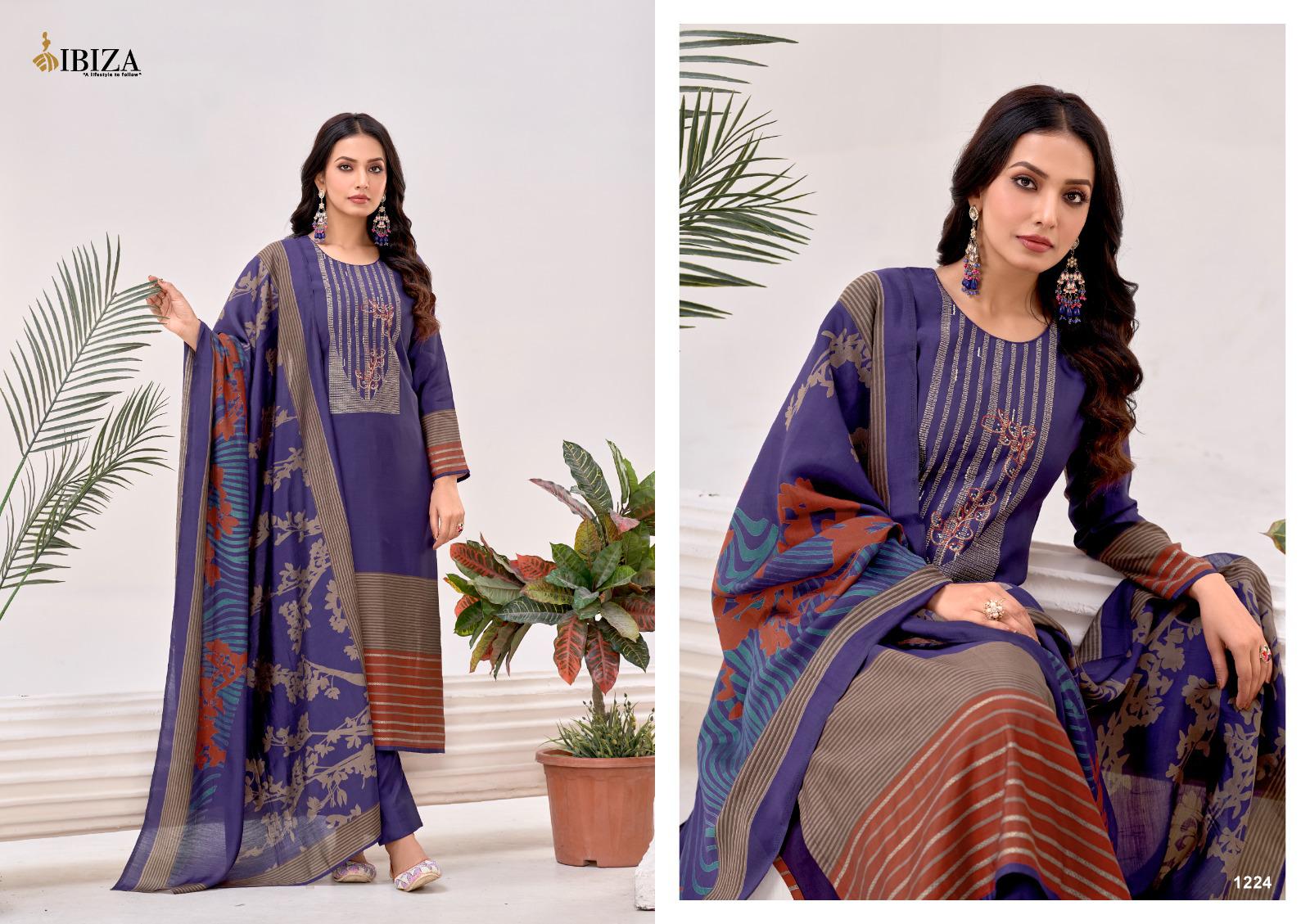 Freya Ibiza Viscose Pashmina Suits Manufacturer India