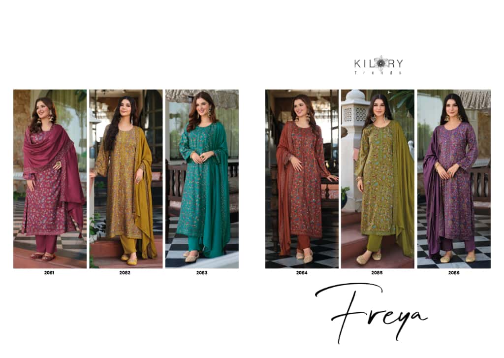 Freya Kilory Pashmina Suits Wholesaler Gujarat