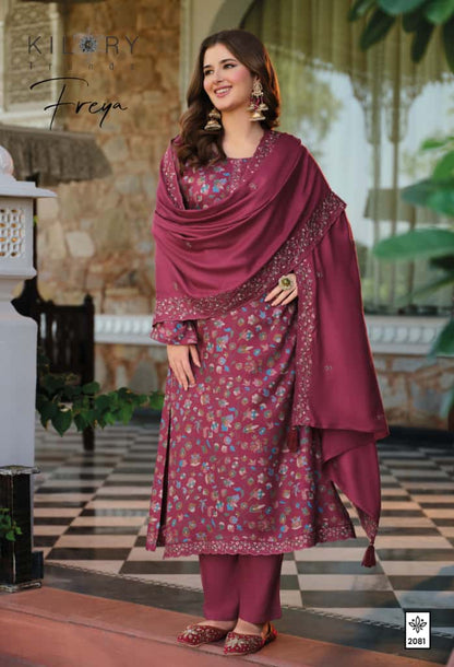 Freya Kilory Pashmina Suits Wholesaler Gujarat