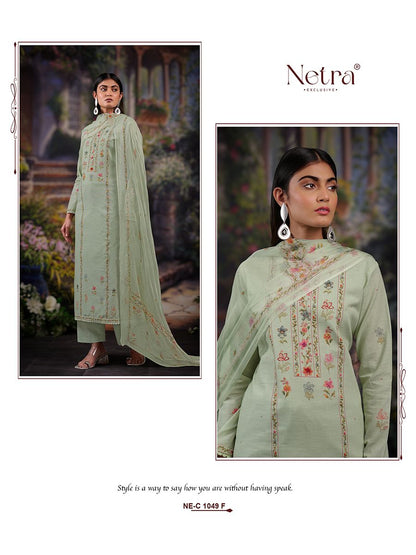 Freya Netra Linen Pant Style Suits Supplier India
