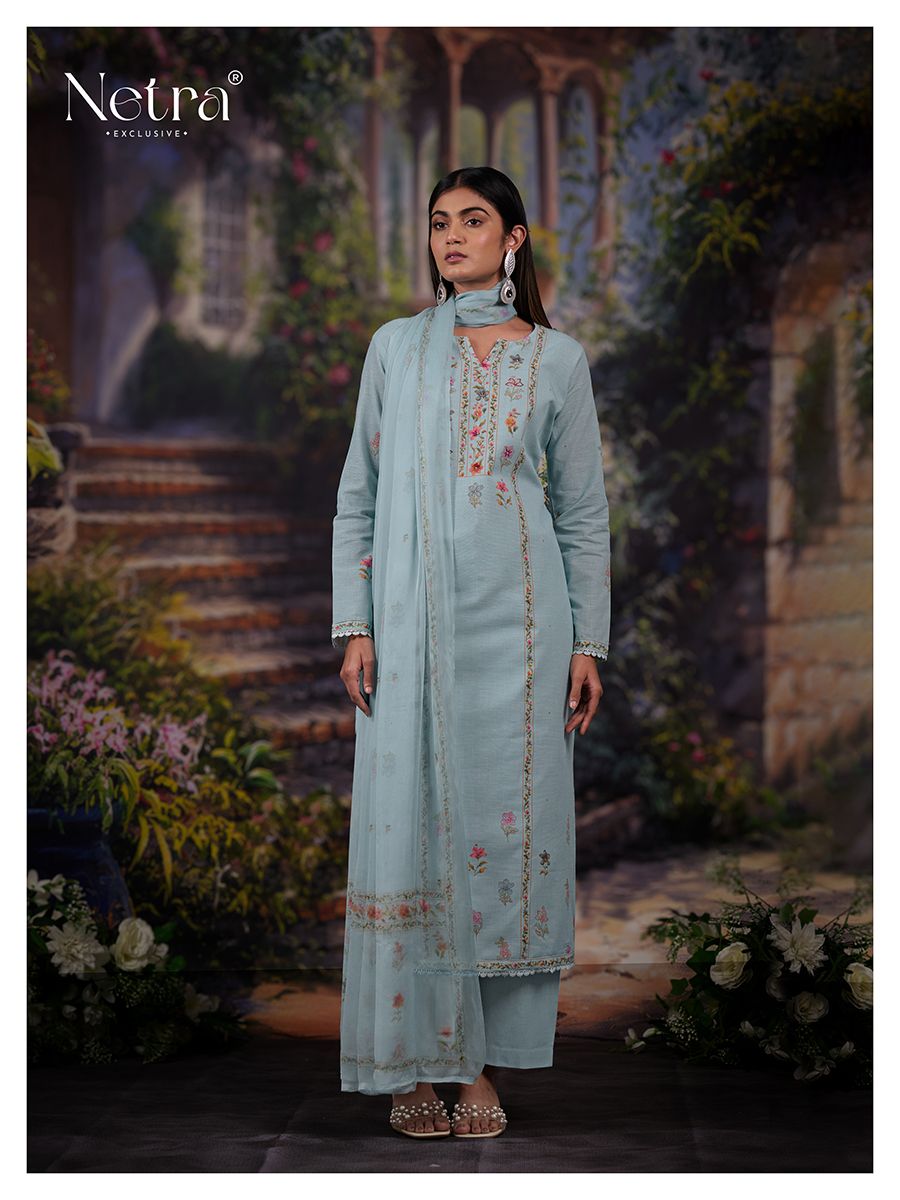 Freya Netra Linen Pant Style Suits Supplier India