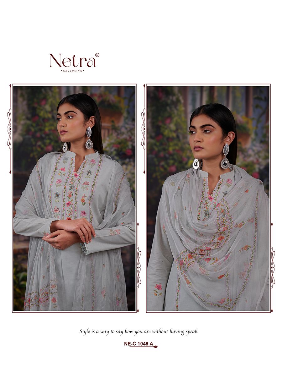 Freya Netra Linen Pant Style Suits Supplier India