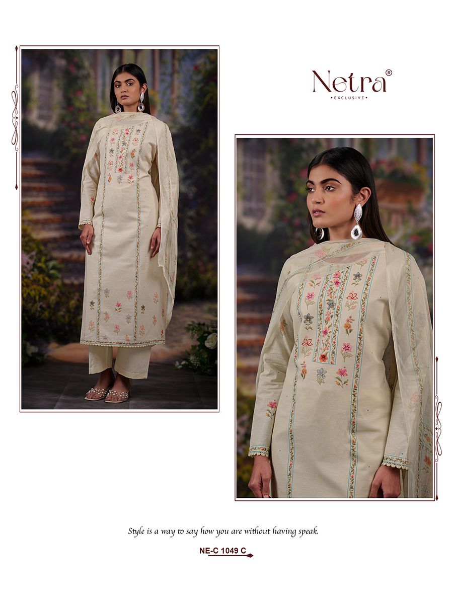 Freya Netra Linen Pant Style Suits Supplier India
