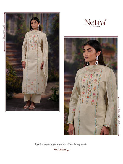 Freya Netra Linen Pant Style Suits Supplier India