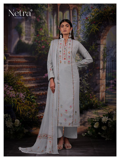 Freya Netra Linen Pant Style Suits Supplier India