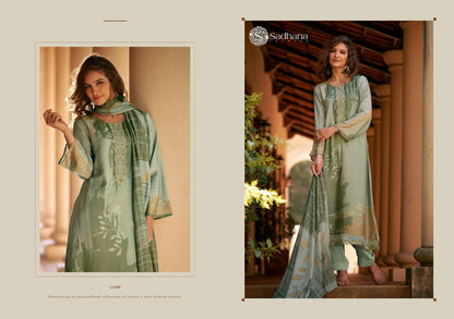 Freya Sadhana Muslin Silk Pant Style Suits Wholesale Price