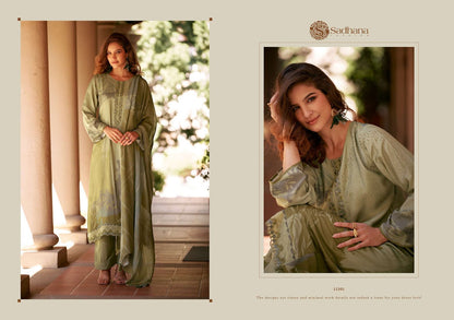 Freya Sadhana Muslin Silk Pant Style Suits Wholesale Price