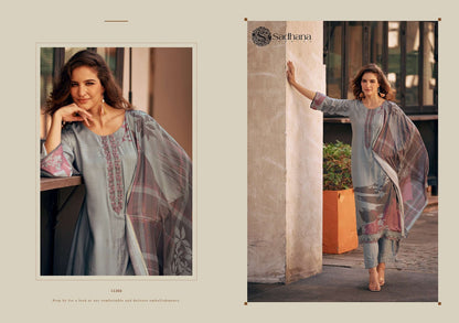Freya Sadhana Muslin Silk Pant Style Suits Wholesale Price
