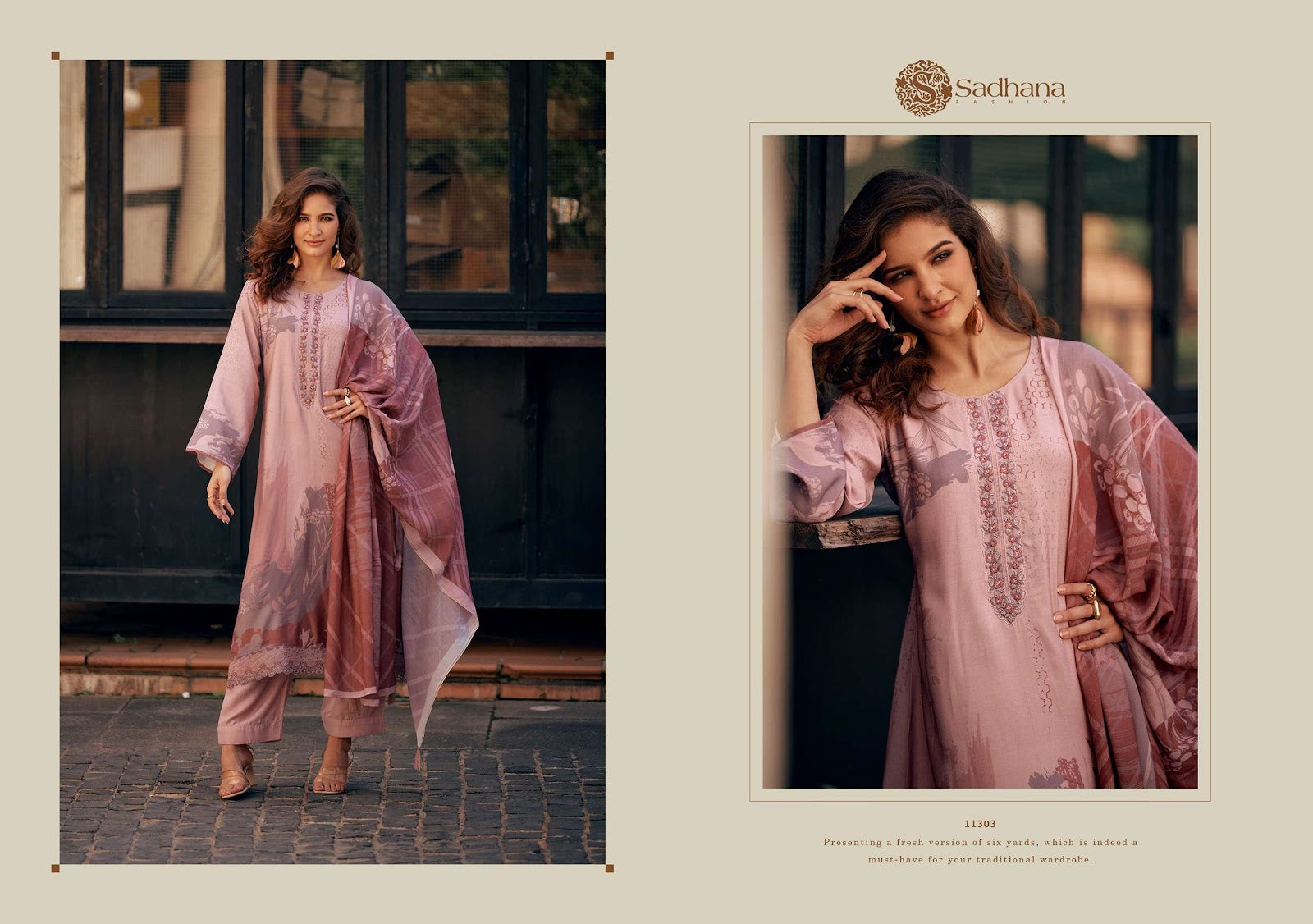 Freya Sadhana Muslin Silk Pant Style Suits Wholesale Price