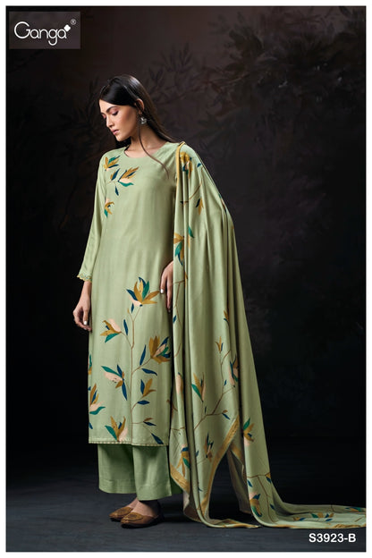 Frida 3923 Ganga Pashmina Suits Manufacturer India