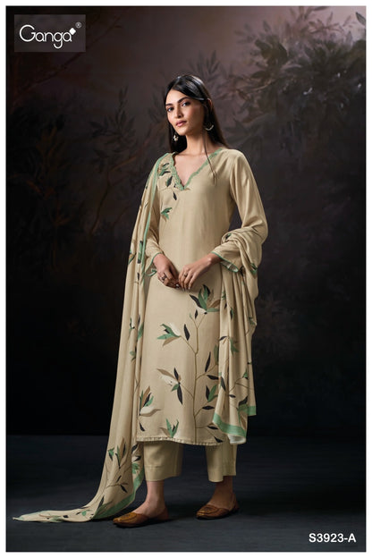 Frida 3923 Ganga Pashmina Suits Manufacturer India