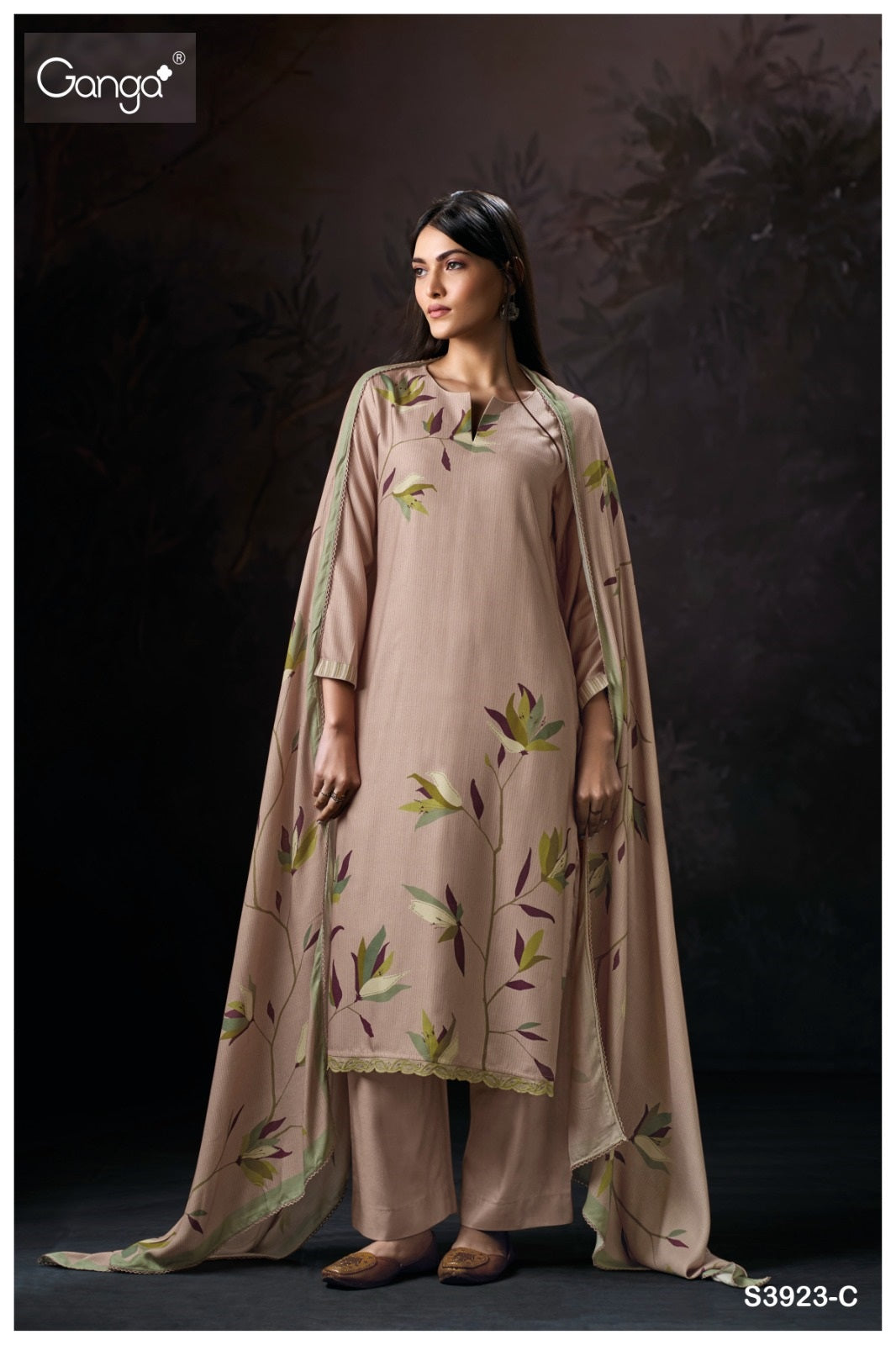 Frida 3923 Ganga Pashmina Suits Manufacturer India