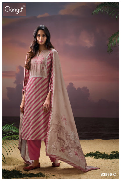 Fritzi 3896 Ganga Wool Pashmina Suits Wholesale Price