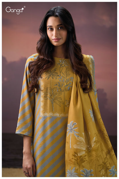 Fritzi 3896 Ganga Wool Pashmina Suits Wholesale Price