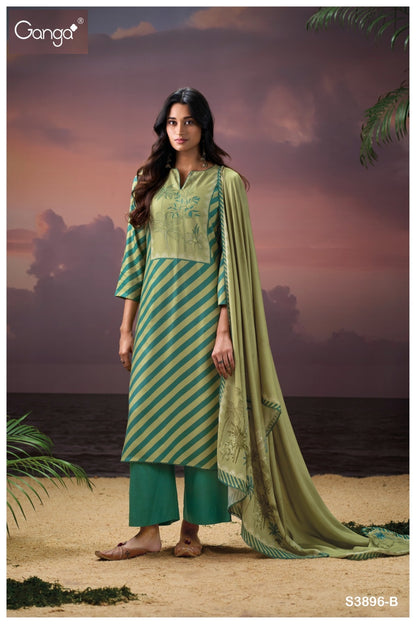 Fritzi 3896 Ganga Wool Pashmina Suits Wholesale Price