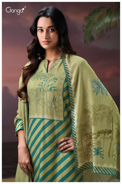 Fritzi 3896 Ganga Wool Pashmina Suits Wholesale Price