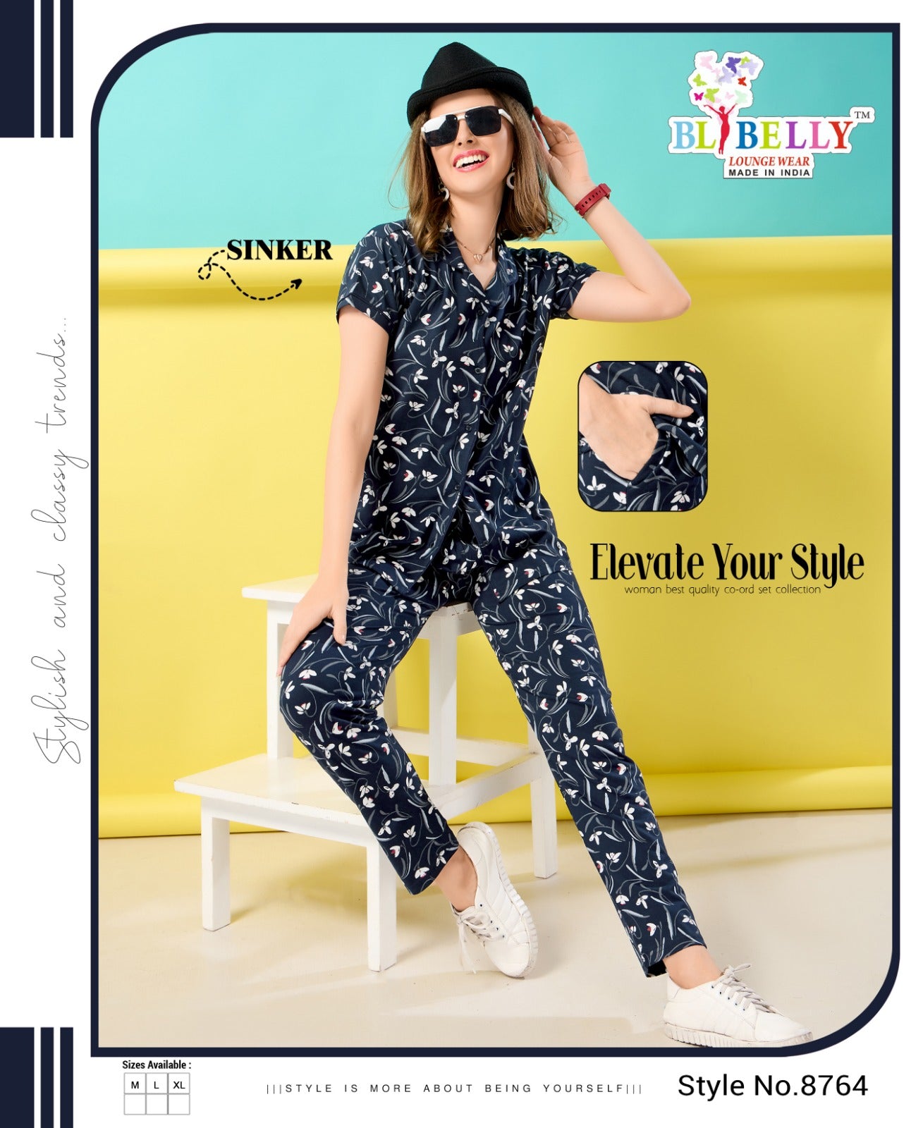 Front Open Vol 636 Belly Sinker Collar Night Suits Wholesale Rate