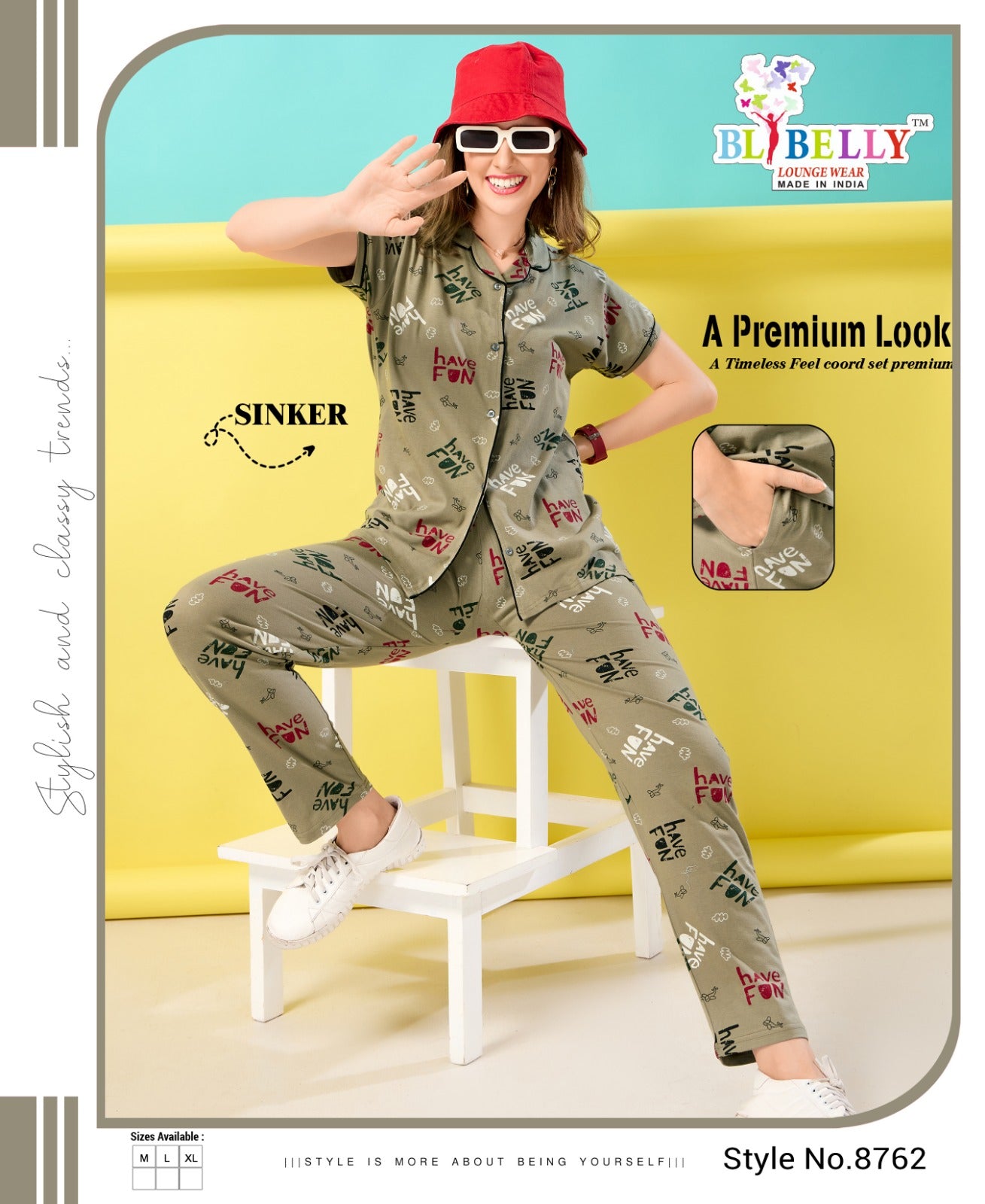 Front Open Vol 636 Belly Sinker Collar Night Suits Wholesale Rate