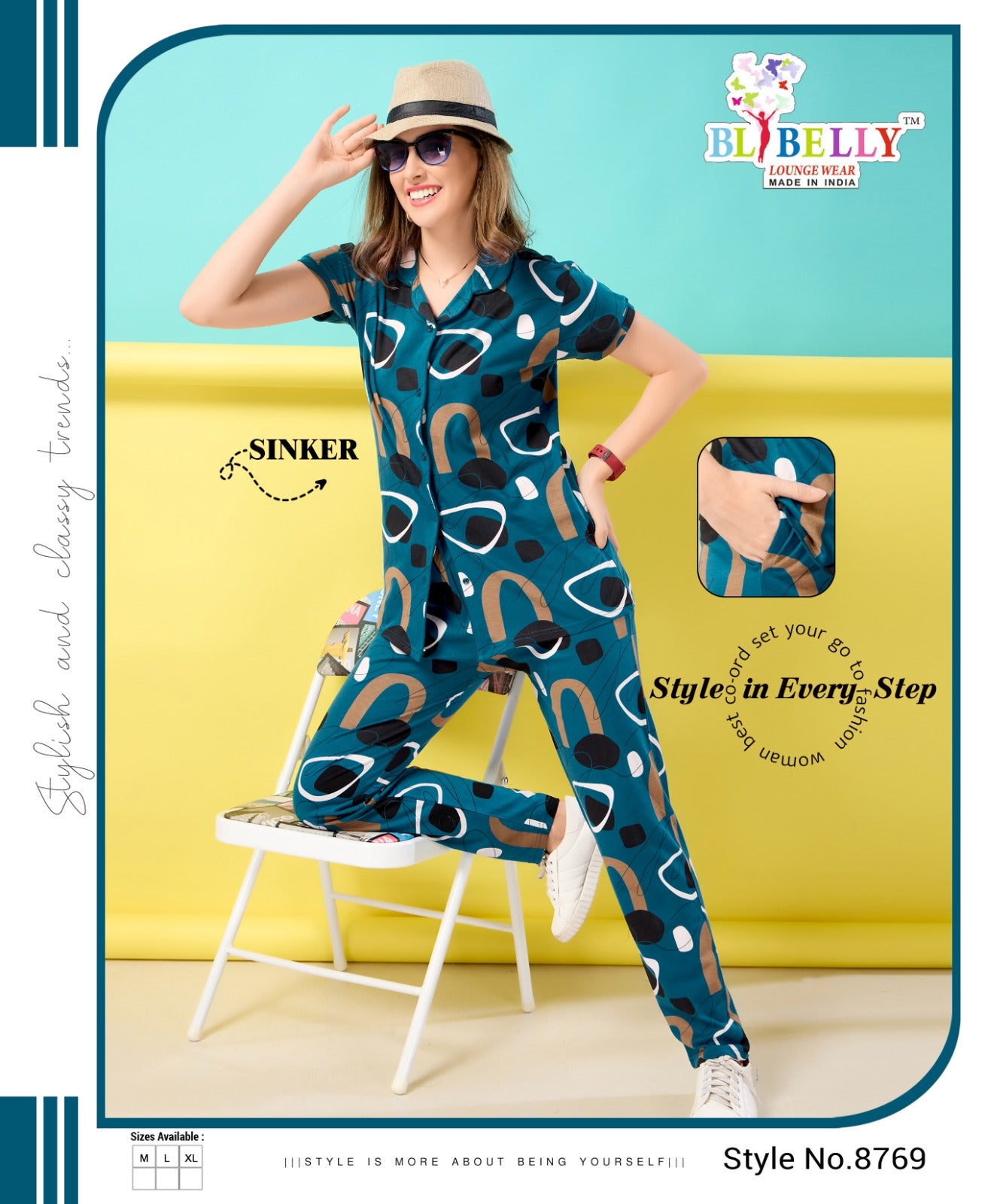 Front Open Vol 637 Belly Sinker Collar Night Suits Wholesaler