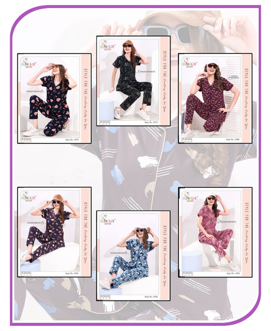 Front Open Vol 640 Belly Sinker Collar Night Suits Manufacturer Ahmedabad