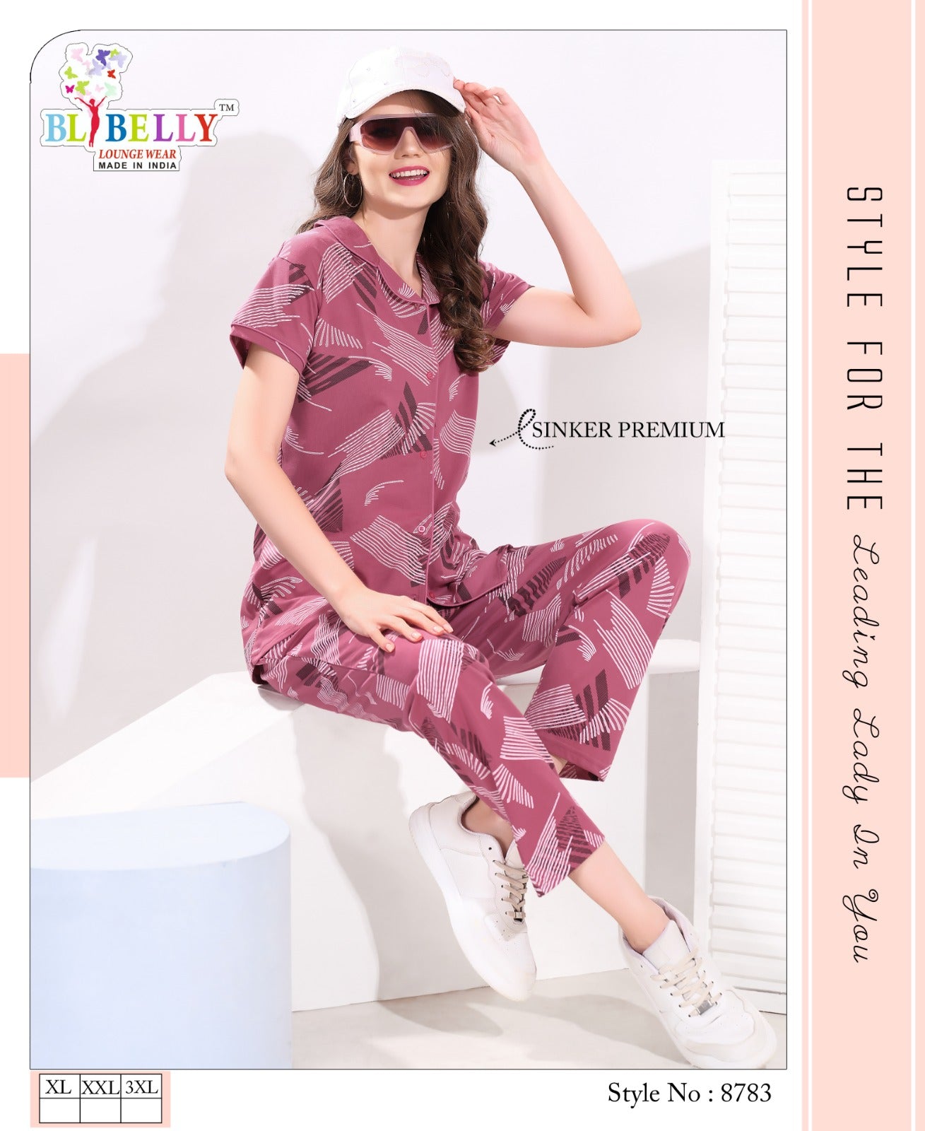 Front Open Vol 640 Belly Sinker Collar Night Suits Manufacturer Ahmedabad