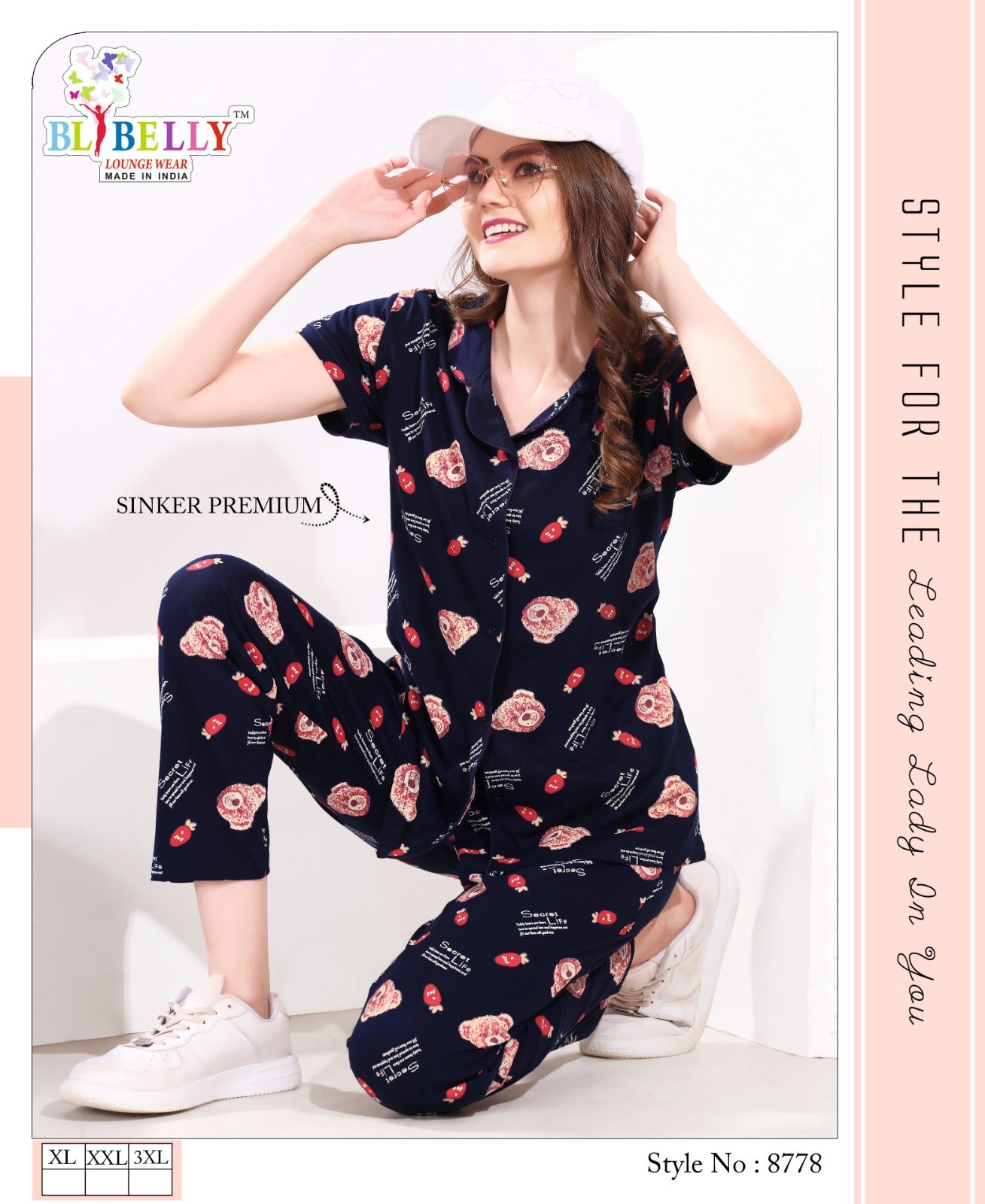 Front Open Vol 640 Belly Sinker Collar Night Suits Manufacturer Ahmedabad