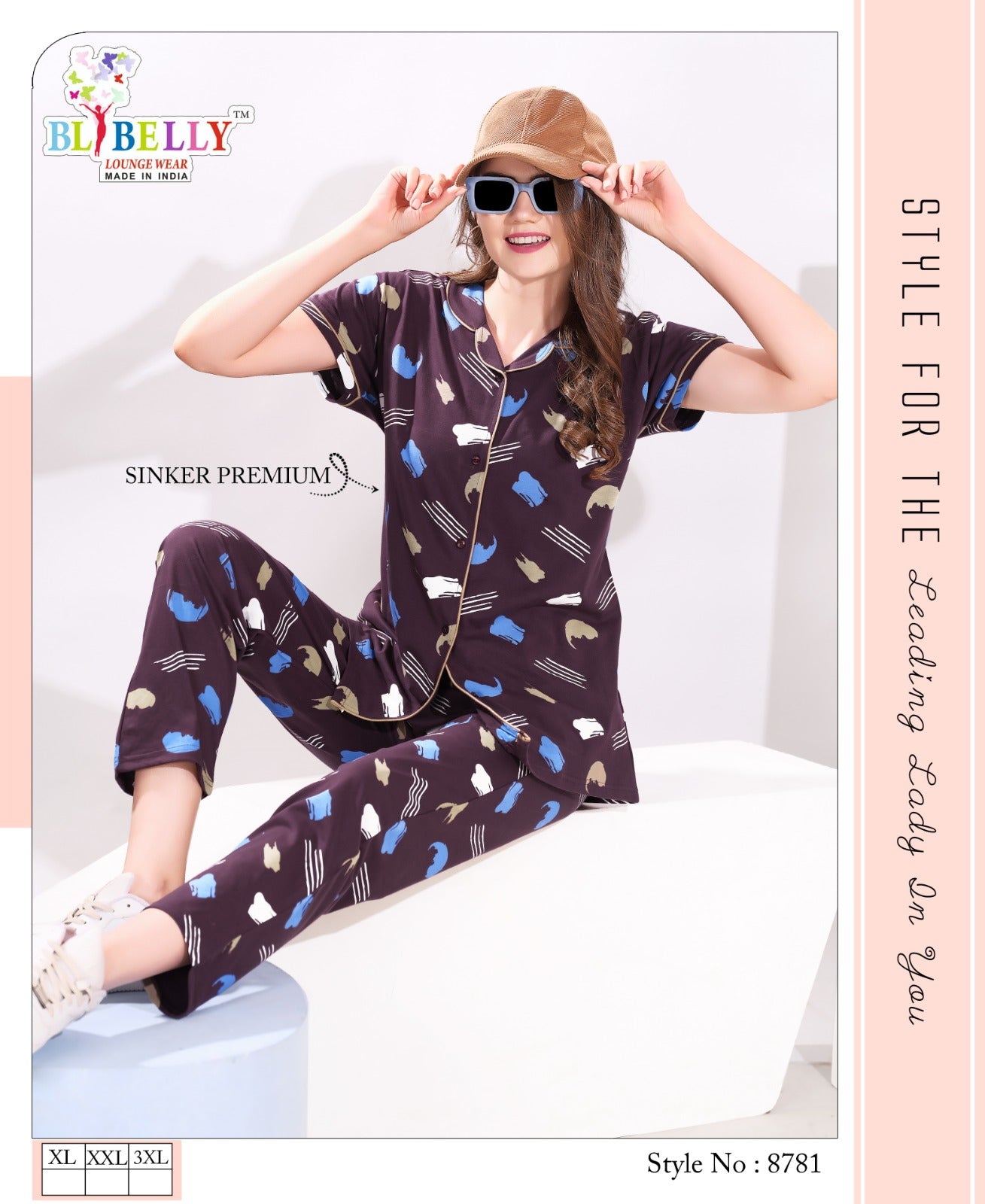 Front Open Vol 640 Belly Sinker Collar Night Suits Manufacturer Ahmedabad