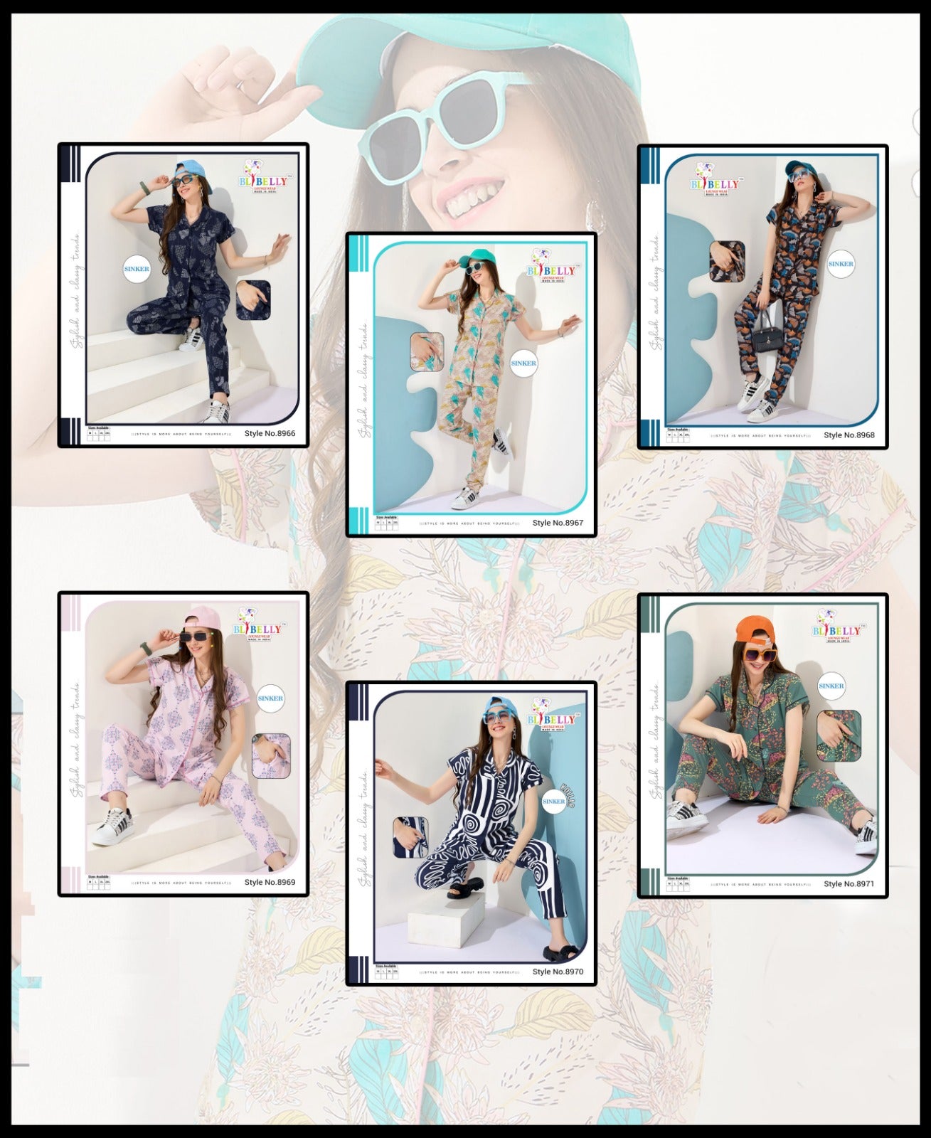 Front Open Vol 647 Belly Sinker Collar Night Suits Wholesaler Gujarat