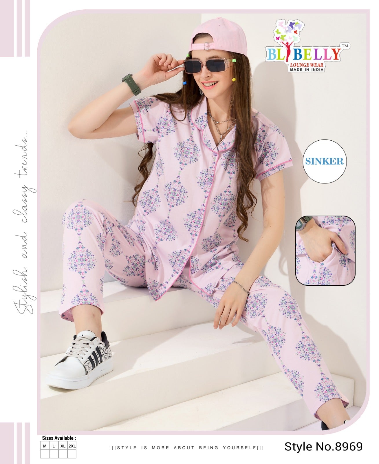 Front Open Vol 647 Belly Sinker Collar Night Suits Wholesaler Gujarat