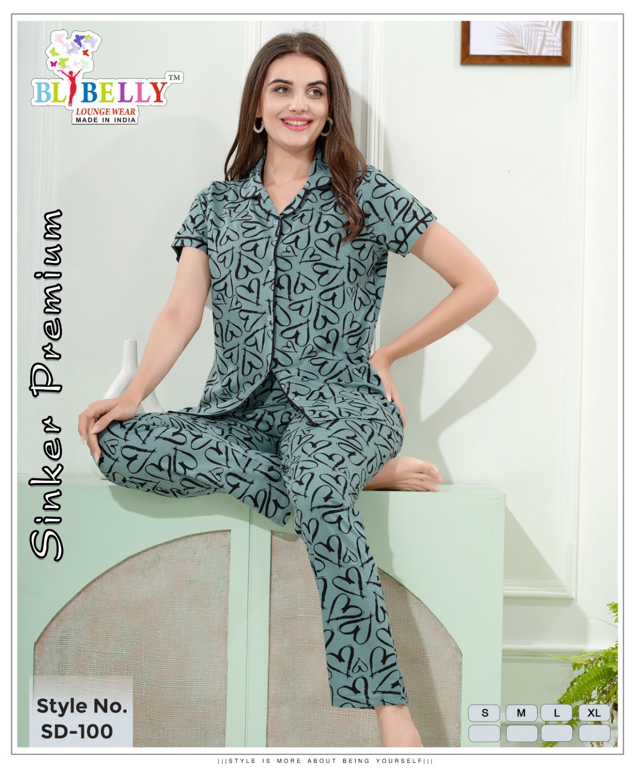 Front Open Vol 679 Belly Sinker Collar Night Suits Wholesaler Ahmedabad