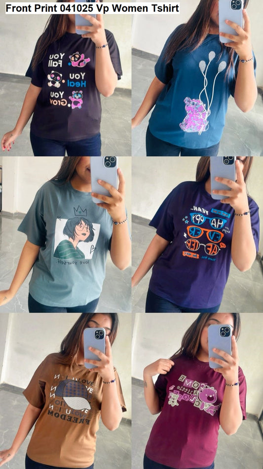 Front Print 041025 Vp Tencil Women Tshirt Wholesaler Ahmedabad
