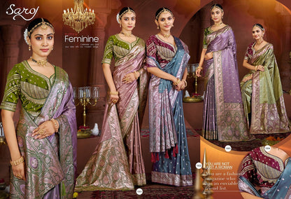 Fulbahar Satin Vol 2 Saroj Sarees Supplier Gujarat