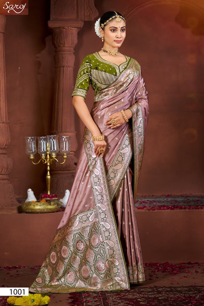 Fulbahar Satin Vol 2 Saroj Sarees Supplier Gujarat