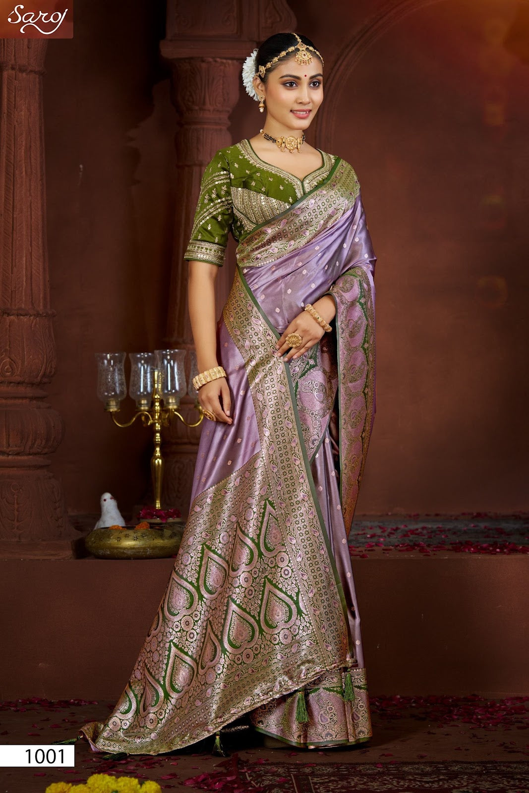 Fulbahar Satin Vol 3 Saroj Sarees Exporter Gujarat